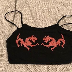 Dragon crop top